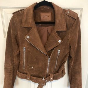 Blank NYC suede moto jacket